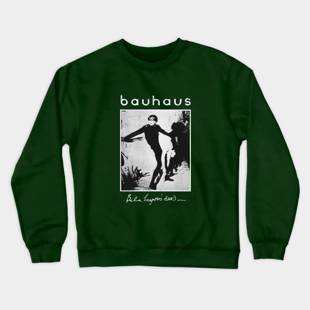 Bauhaus Bat Crewneck Sweatshirt by elgakartisa